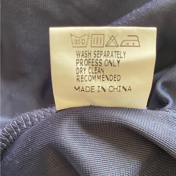 LAUGHIDO WRAP V-NECK LONG SLEEVE SLIT VELVET BLUE GLITTER DRESS SIZE XL 🌟NWOT🌟 - Picture 13 of 15